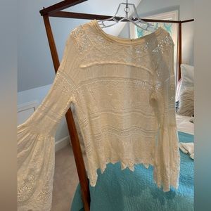 Free people fringe top